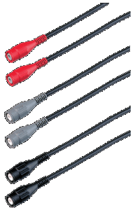 fluke-pm9091-001-50-ohm-coaxial-bnc-cable-set-3-x-1-5m